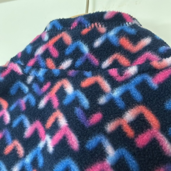 Eddie Bauer Kids Quest Print 1/4 Zip Fleece Pullover Sz M/10-12 w MEASUREMENTS! - Picture 11 of 14